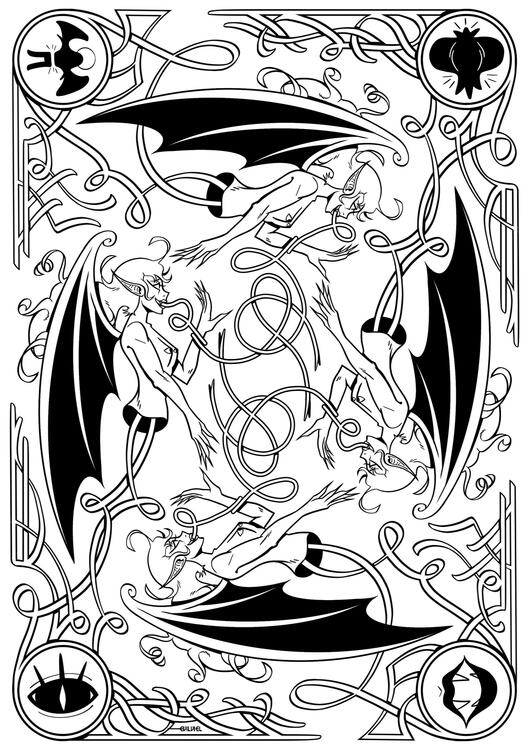 Manananggal - Line Art