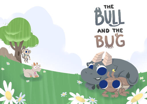 The Bull And The Bug (cover) - Lineless Art