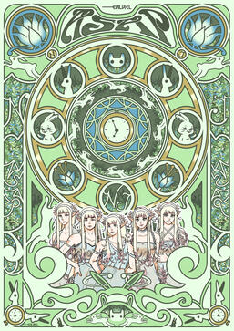 New Jeans ASAP - Colored Line Art