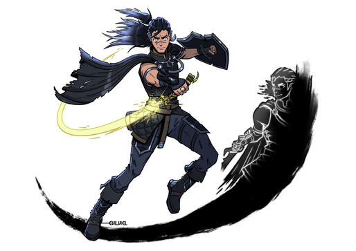 Lux - Colored Line Art