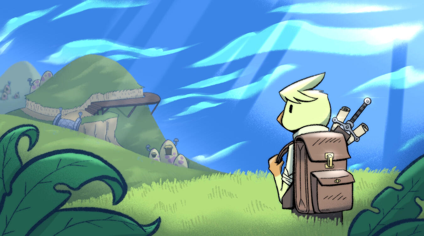 Nestward - Colored Line Art